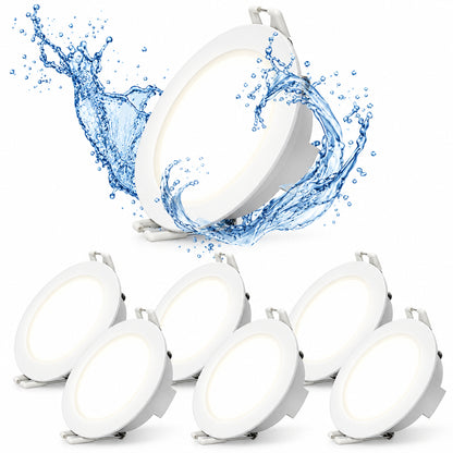 Aigostar Recessed LED Ceiling Downlight 4.8W IP65