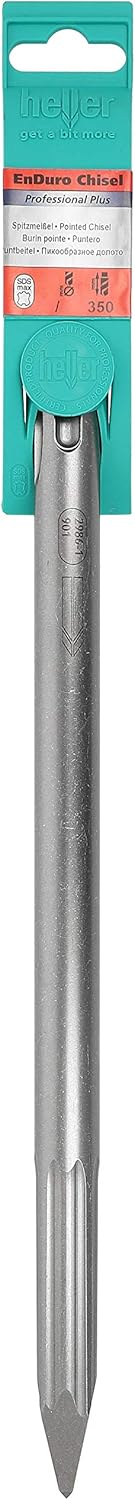 Heller 1225 Enduro 350mm Pointed SDS-Max Chisel for Concrete