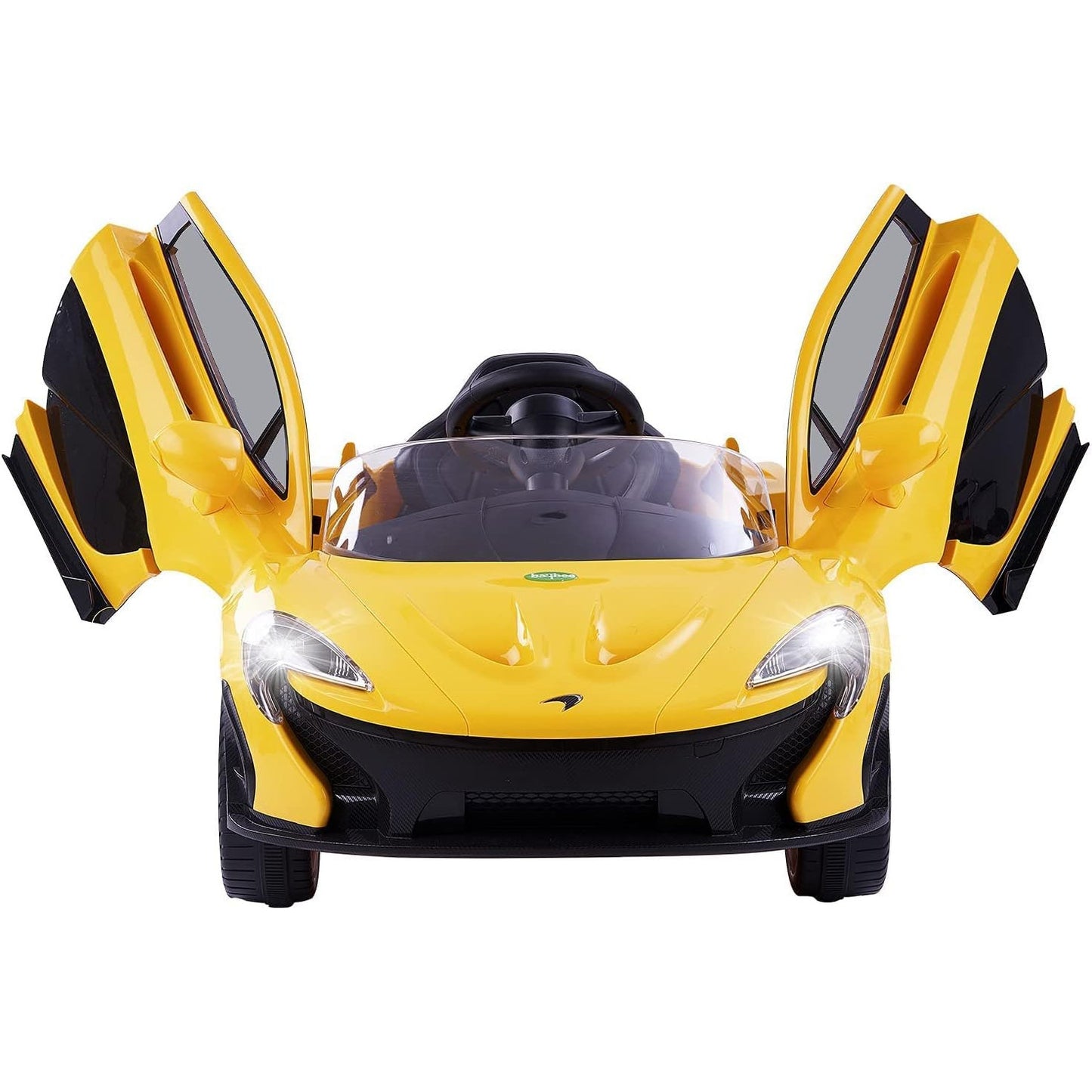 Baybee McLaren Ride-On Car – Royal Yellow Dual Battery
