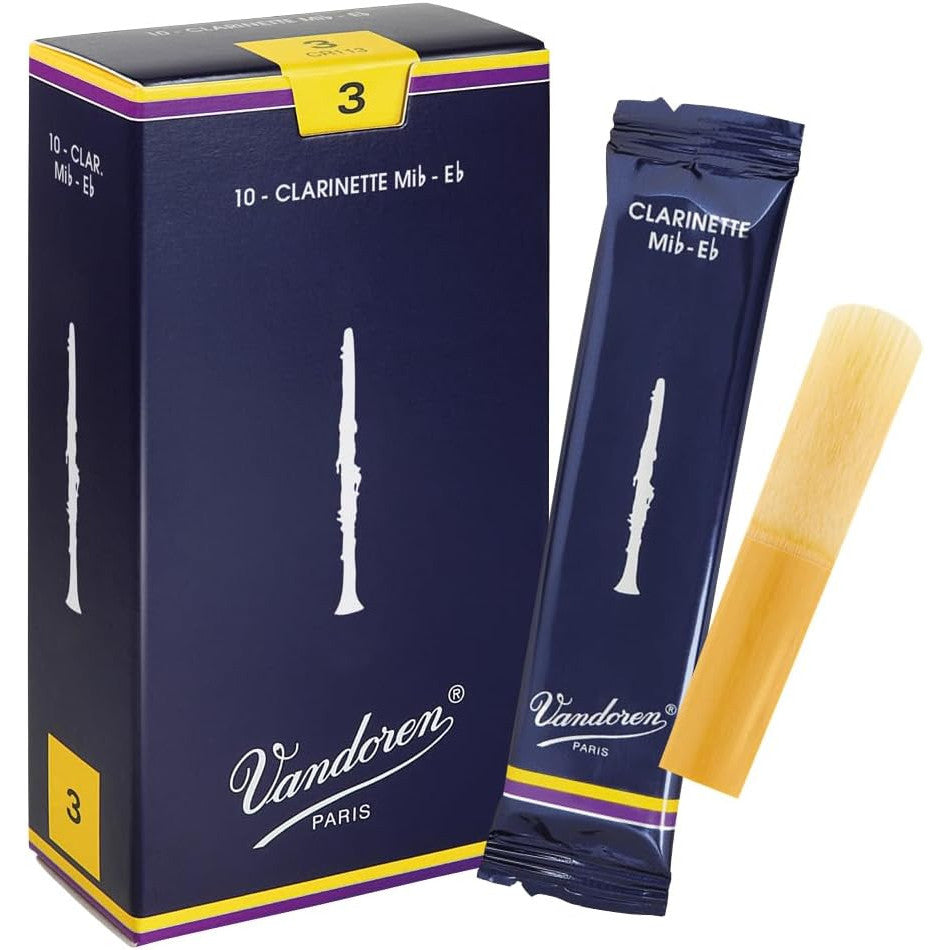 Vandoren CR113 Eb Clarinet Traditional Reeds Strength 3 10 Pack