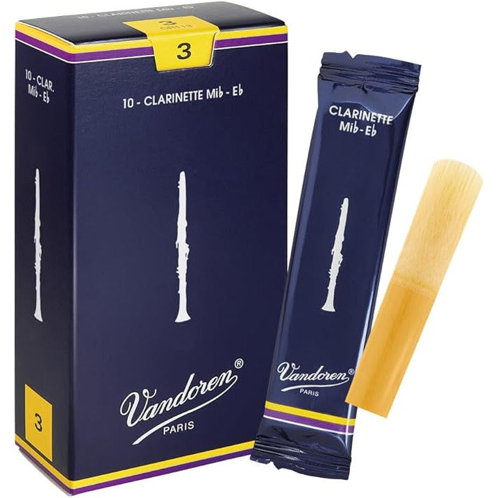 Vandoren CR113 Eb Clarinet Traditional Reeds Strength 3 10 Pack