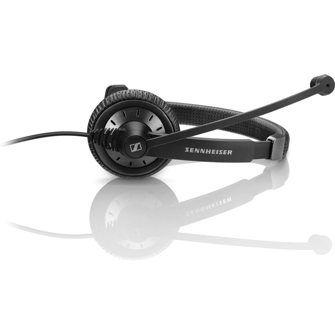 Sennheiser SC45 On-Ear Wired Headset with 3.5mm Jack – Black
