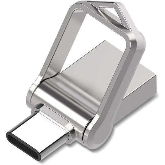 KOOTION 128GB Waterproof USB‑C Flash Drive with Keyring for Android