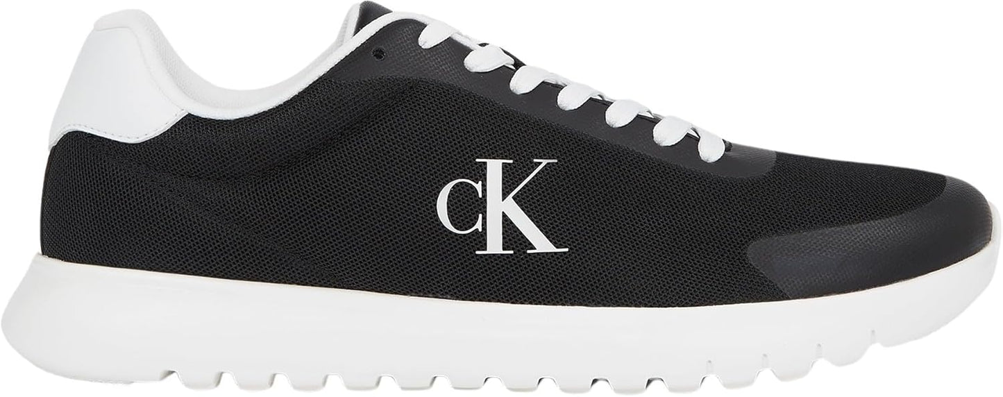 Calvin Klein Men's EVA Mesh Logo Runner Trainers – Lightweight Comfort