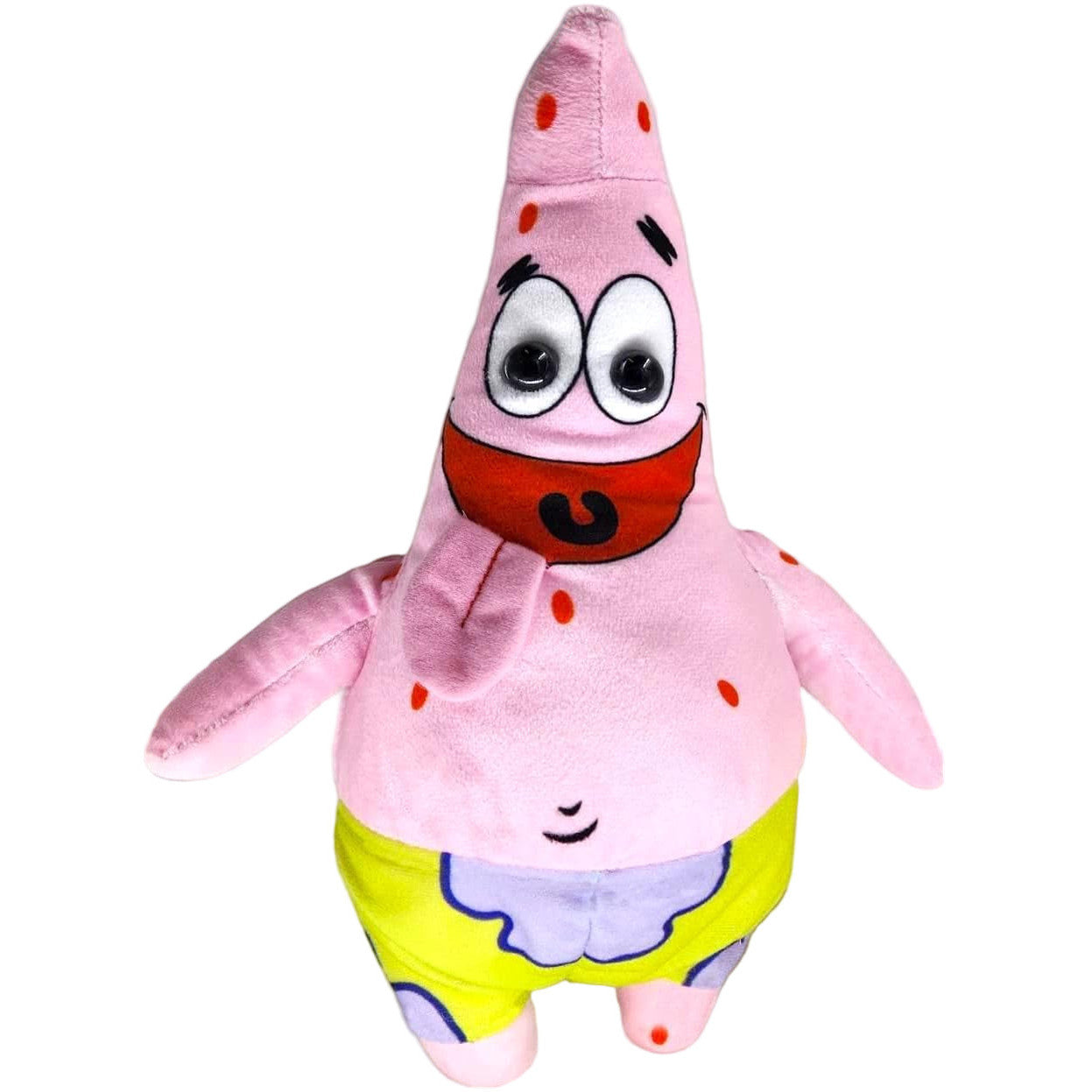 Whitehouse Leisure Spongebob Patrick Plush Toy 26cm with Glitter Eyes