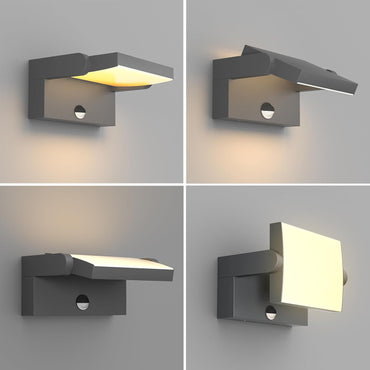 Klighten 24W Swiveling LED Wall Light with Motion Sensor