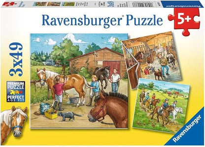 Ravensburger 49‑Piece Horse Puzzle – Fun Wildlife Jigsaw for Kids