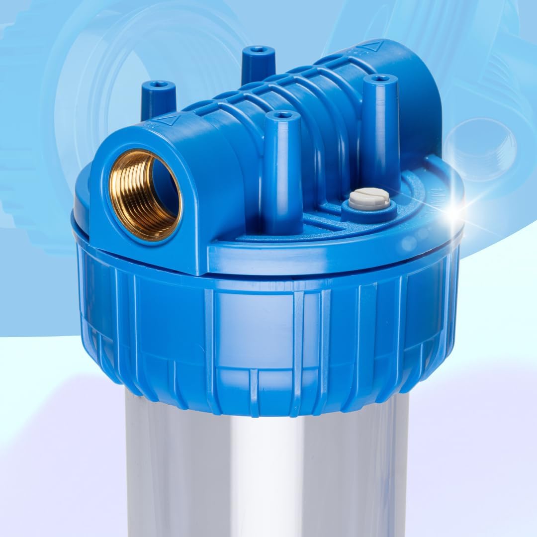 WK 10‑Inch Filter Container with Wall Bracket and Key