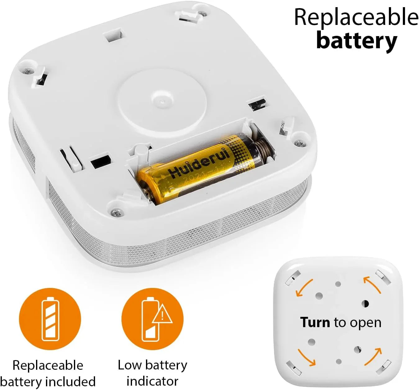 Smartwares Classic Wi‑Fi Smoke Detector with 85 dB Alarm, White - Gomix Brands Outlet