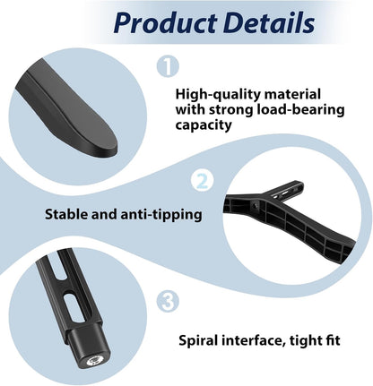 ZyFurn Universal TV Stand Feet for 32‑65‑Inch LCD LED OLED