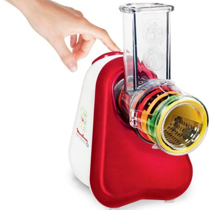 Moulinex Fresh Express Plus 150W Stainless Steel Electric Grater Red/White
