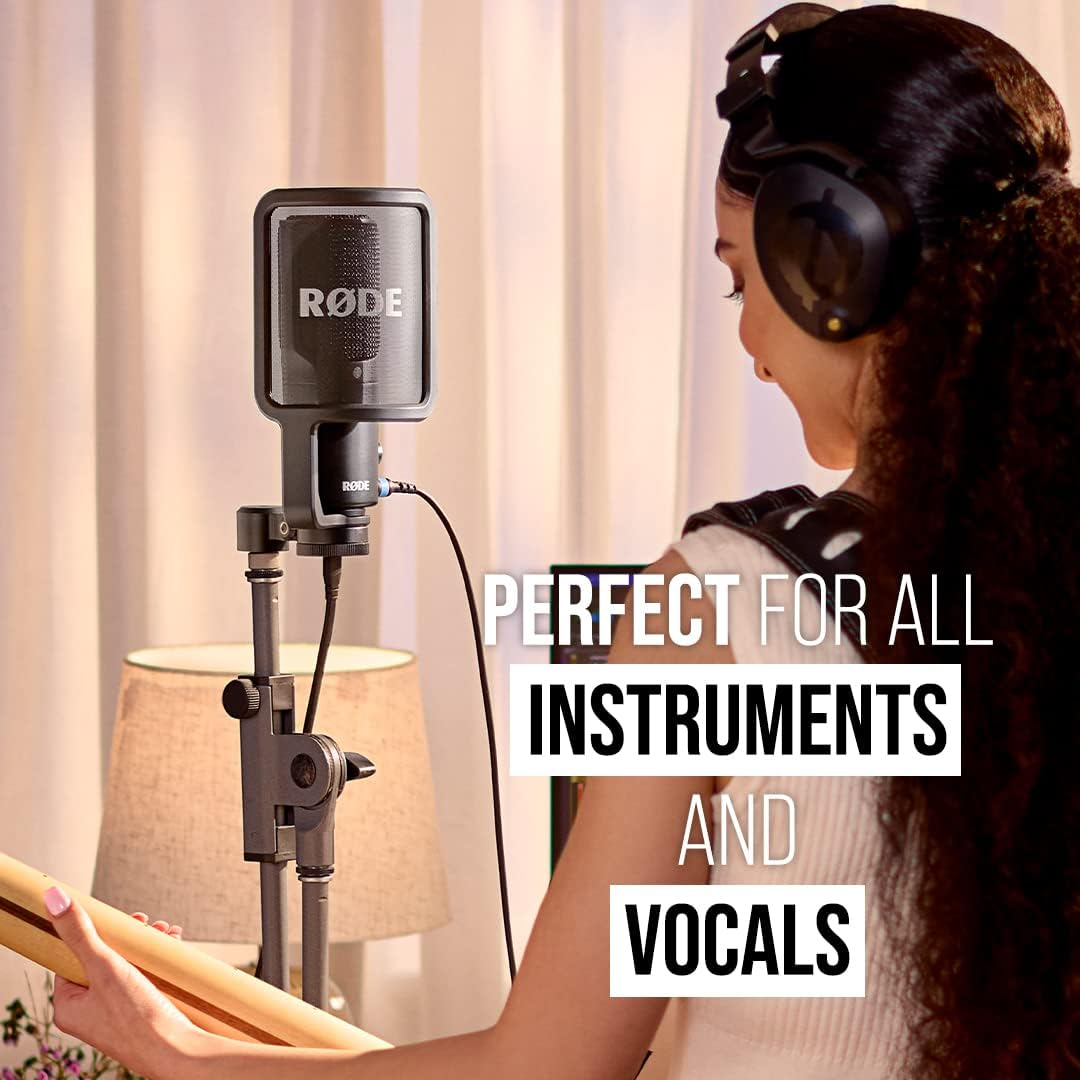 RØDE NT-USB+ USB Condenser Microphone – Studio‑Quality Podcast & Streaming
