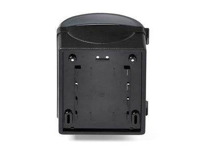 Amazon Basics Center Pull Paper Towel Dispenser, Smoke Semi-Transparent, 28.8L