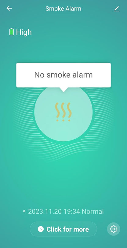 Digital Life WiFi Smoke and Carbon Monoxide Detector Sensor White