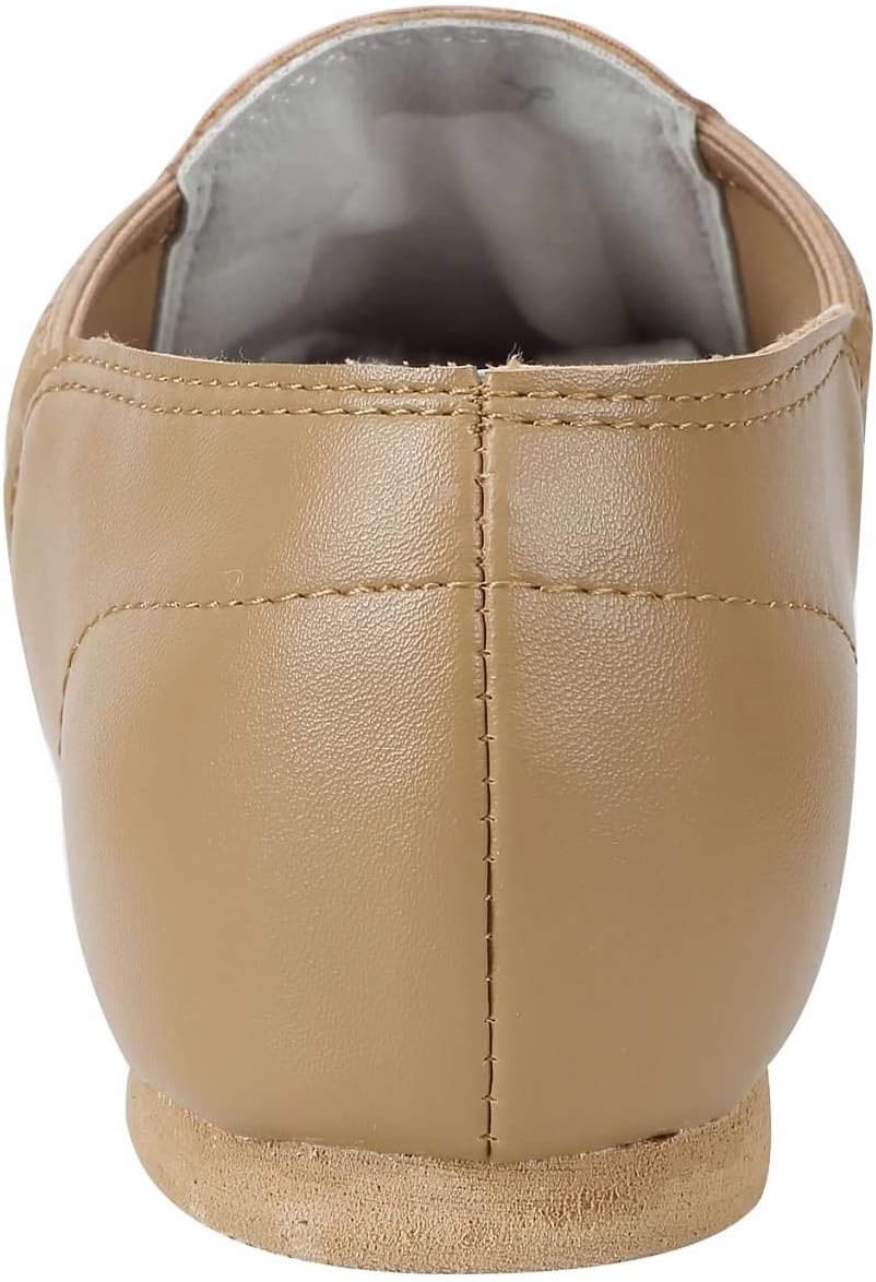 Linodes Unisex PU Leather Slip-On Jazz Dance Shoes