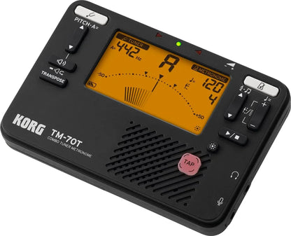 Korg TM-70T Precision Digital Tuner Metronome with Transpose, Sound Out, Chromatic Modes - Gomix Brands Outlet