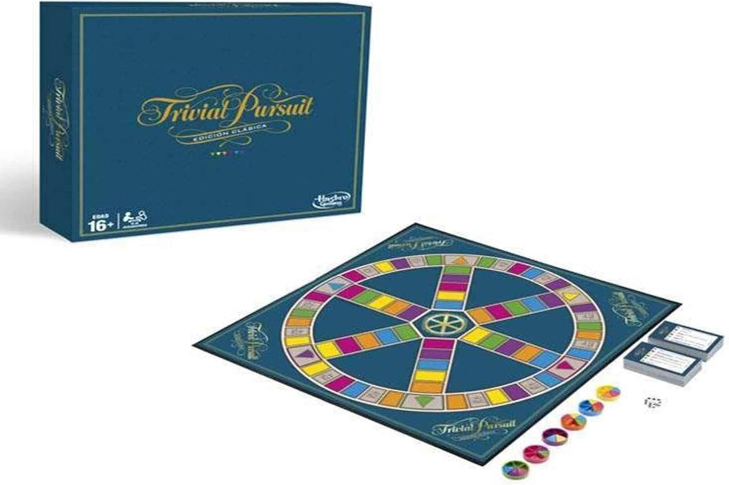 Hasbro Trivial Classic Portuguese Edition – 2400 Question Trivia Board Game