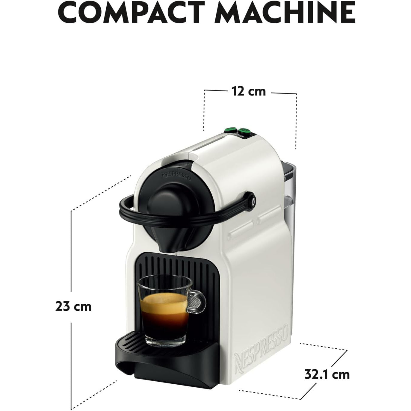 Krups Nespresso Inissia XN1001 Compact Capsule Espresso Machine