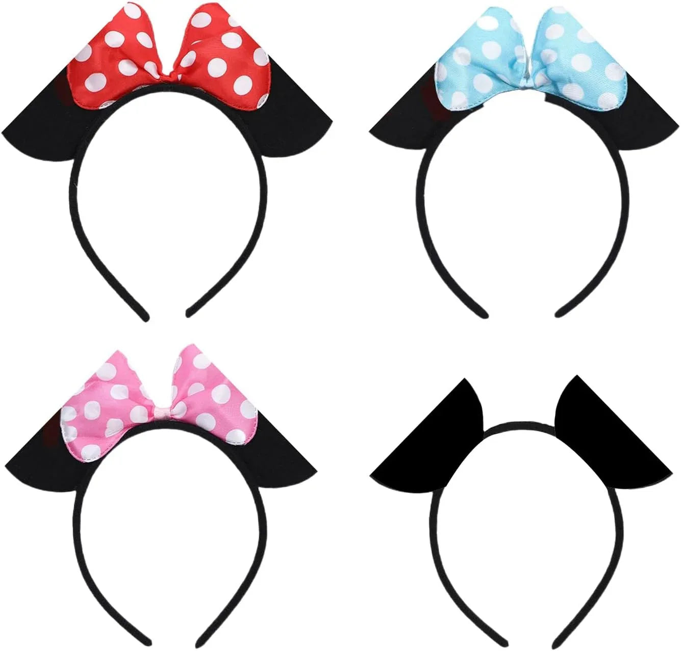 GWAWG Mickey Mouse Ears Headband Set 4-Pack Party Accessory - Gomix Brands Outlet