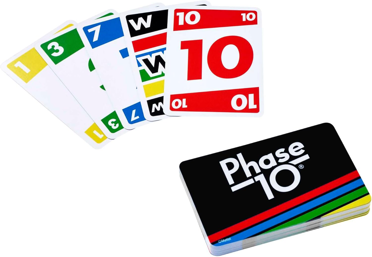 Mattel Phase 10 Card Game – 2-6 Players, 10 Challenges