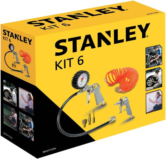 Stanley 6-Piece Air Compressor Tool Kit: Essential Attachments for Every Project