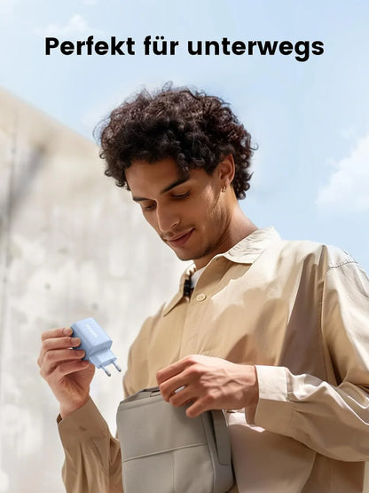 UGREEN Nexode 35W 2-Port USB-C Fast Charger - Blue - Gomix Brands Outlet