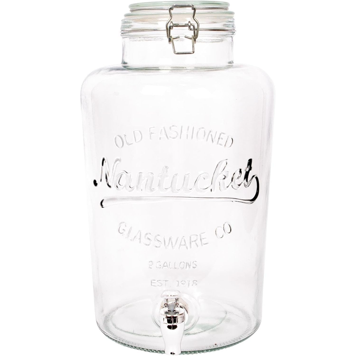 Rink Drink 8.7L Glass Drinks Dispenser with Chrome Tap