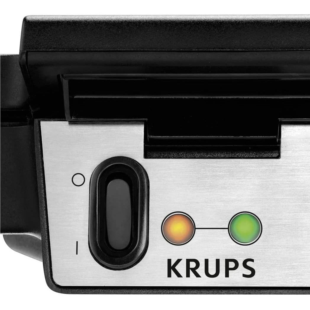 Krups FDK251 850W Belgian Waffle Maker with Deep Non‑Stick Plates