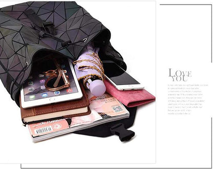 Luminous Geometric Backpack