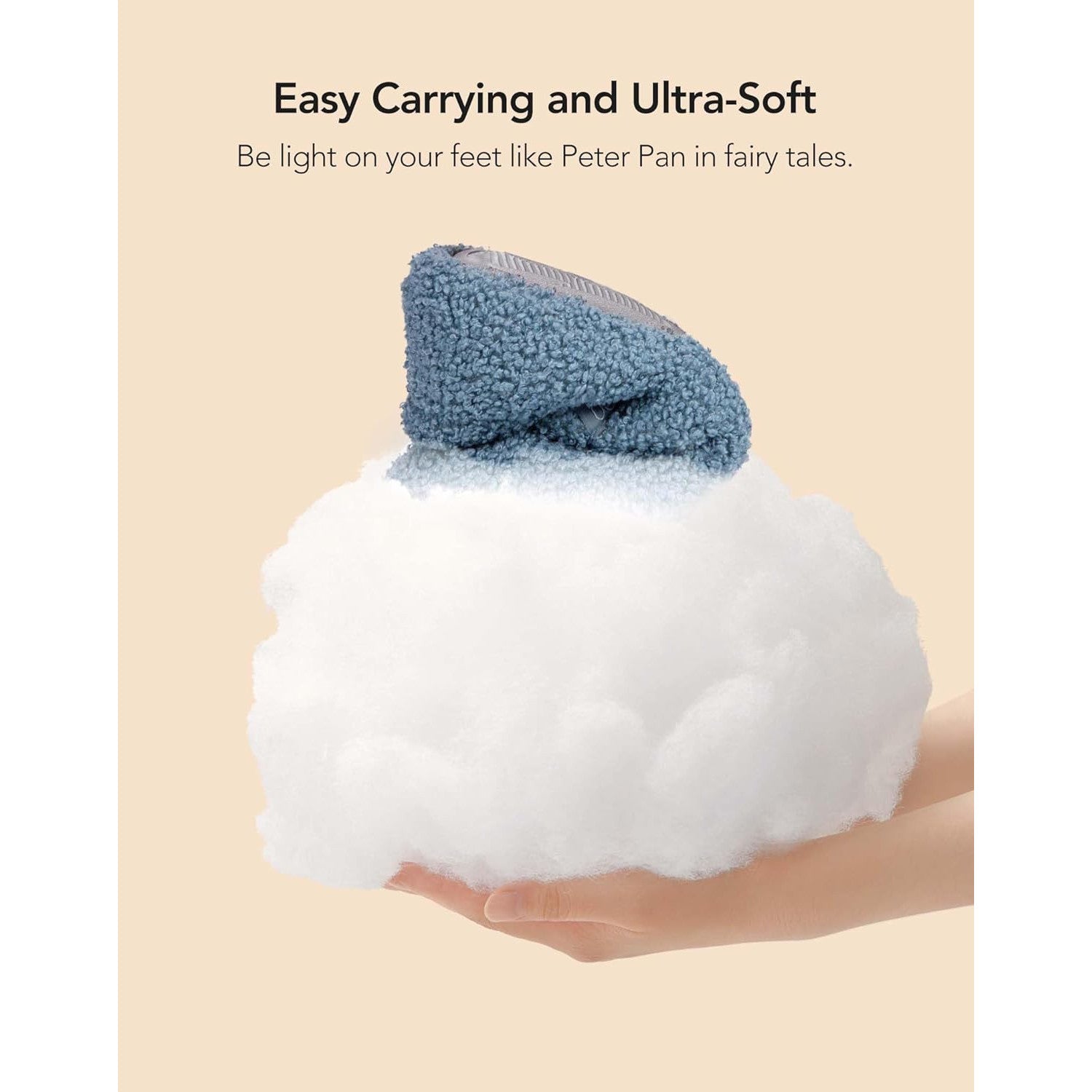 VeraCosy Women's Fuzzy Memory Foam Non‑Slip Slippers