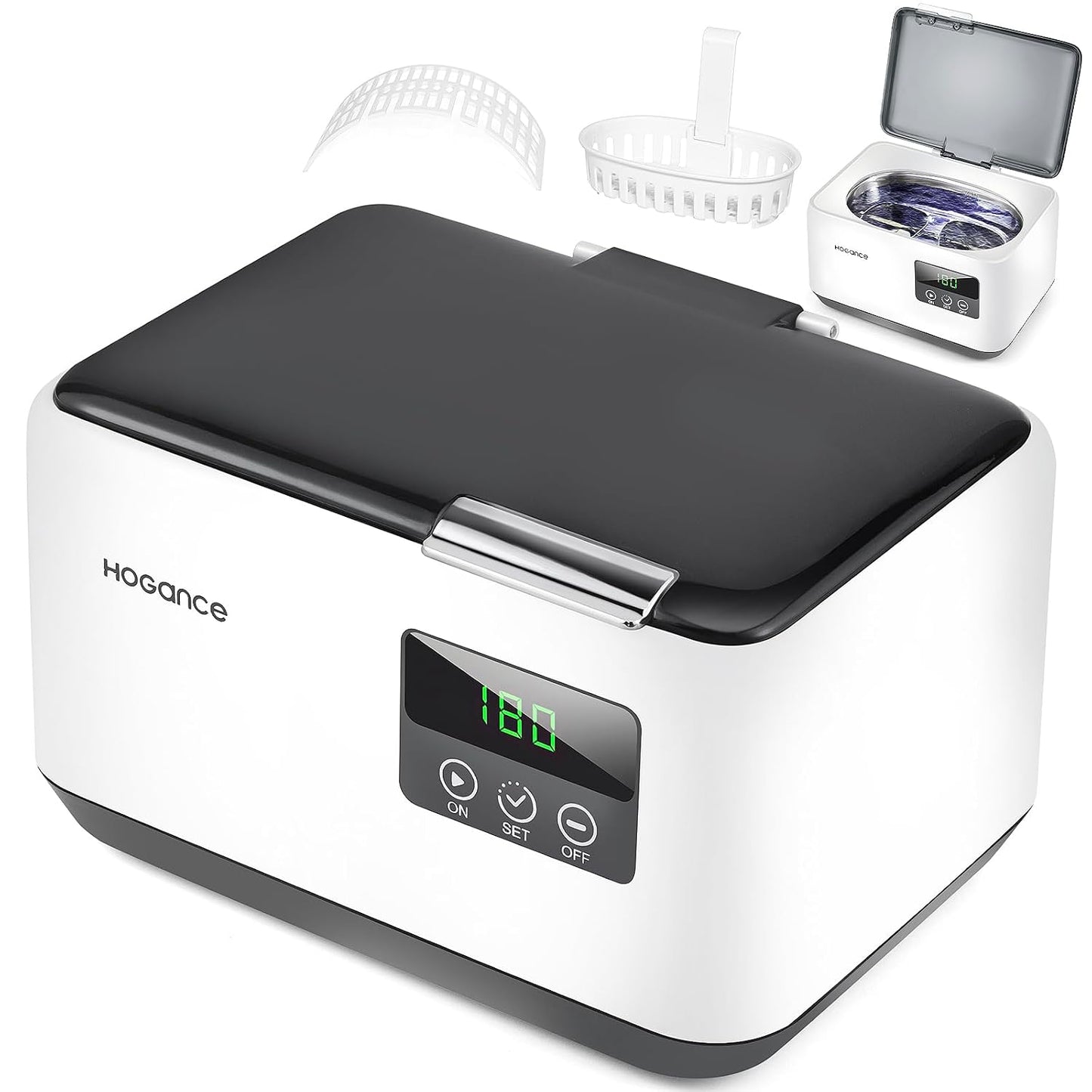 Hogance SE-960-EU 48000Hz Ultrasonic Cleaner Machine 600ml