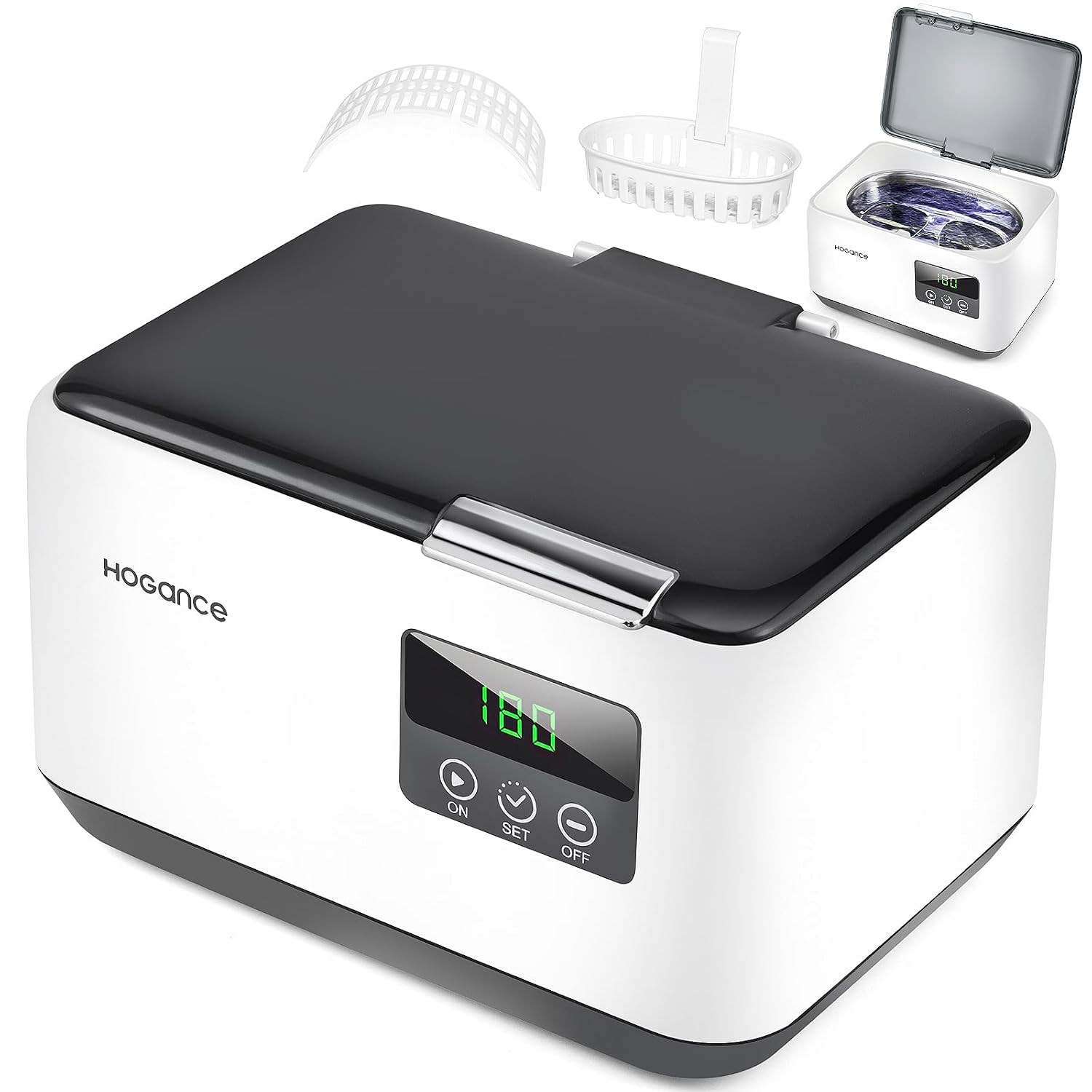 Hogance SE-960-EU 48000Hz Ultrasonic Cleaner Machine 600ml
