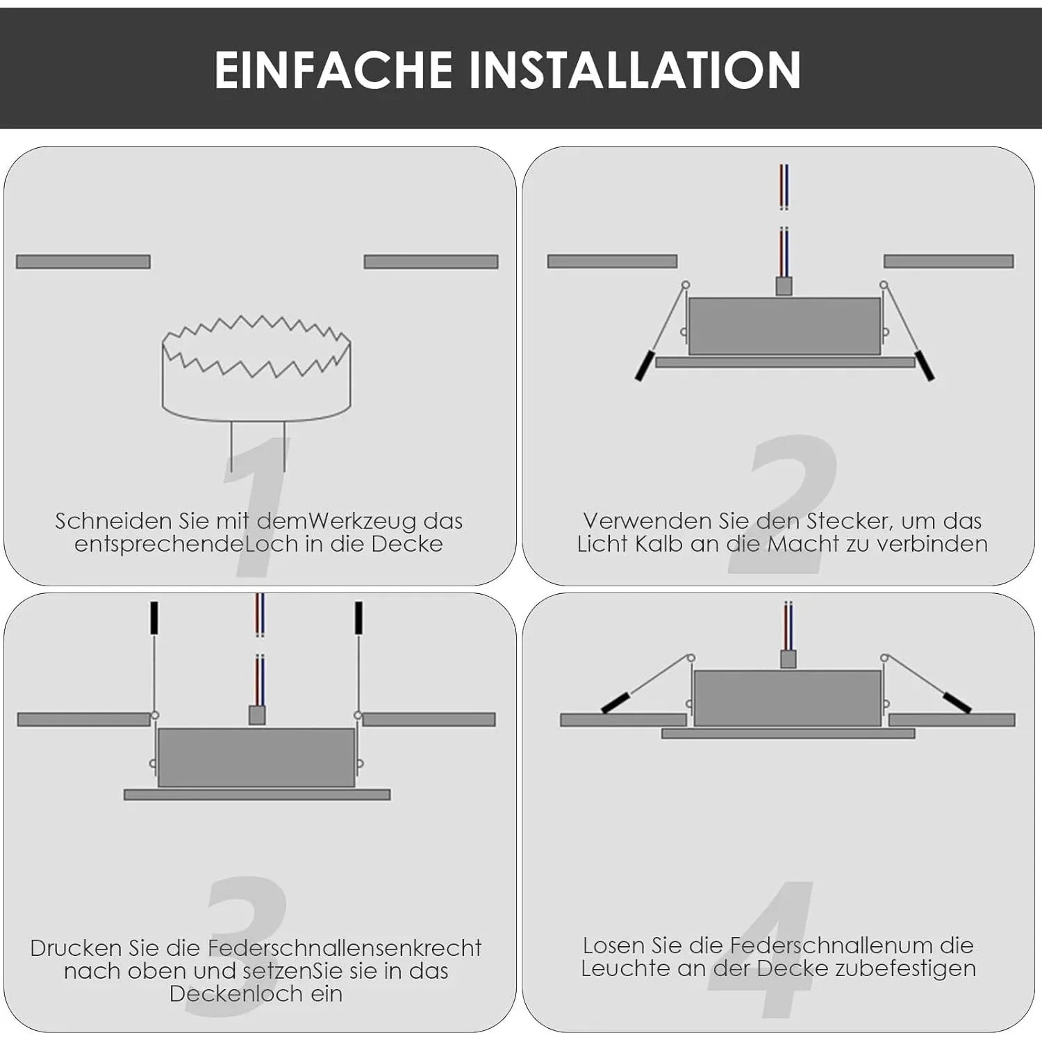 Asstikoo Ultra Flat 7W Dimmable LED Recessed Spotlight Warm White, Neutral White & Cold White, IP44 Waterproof for Bathroom & Living Room - Gomix Brands Outlet
