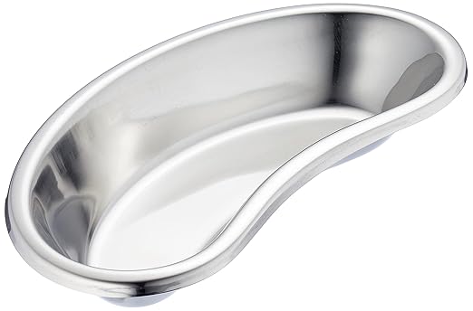 GIMA Stainless Steel Deep Kidney Dish 600ml 247x122x43mm