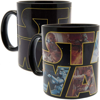 Star Wars Logo Characters Heat-Changing Ceramic Mug 325ml Gift Box