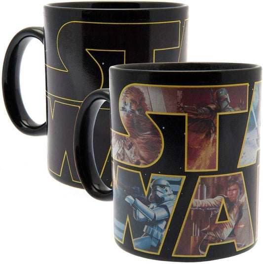 Star Wars Logo Characters Heat-Changing Ceramic Mug 325ml Gift Box