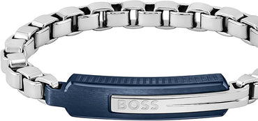 BOSS ORLADO Collection Chain Bracelet – Yellow Gold, Silver, Black