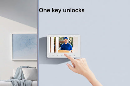 JeaTone 4-Wire Video Door Phone 7-Inch IP Screen 85-M743P23FHD