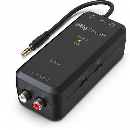 IK Multimedia iRig Stream Solo Audio Interface for Mobile Streaming