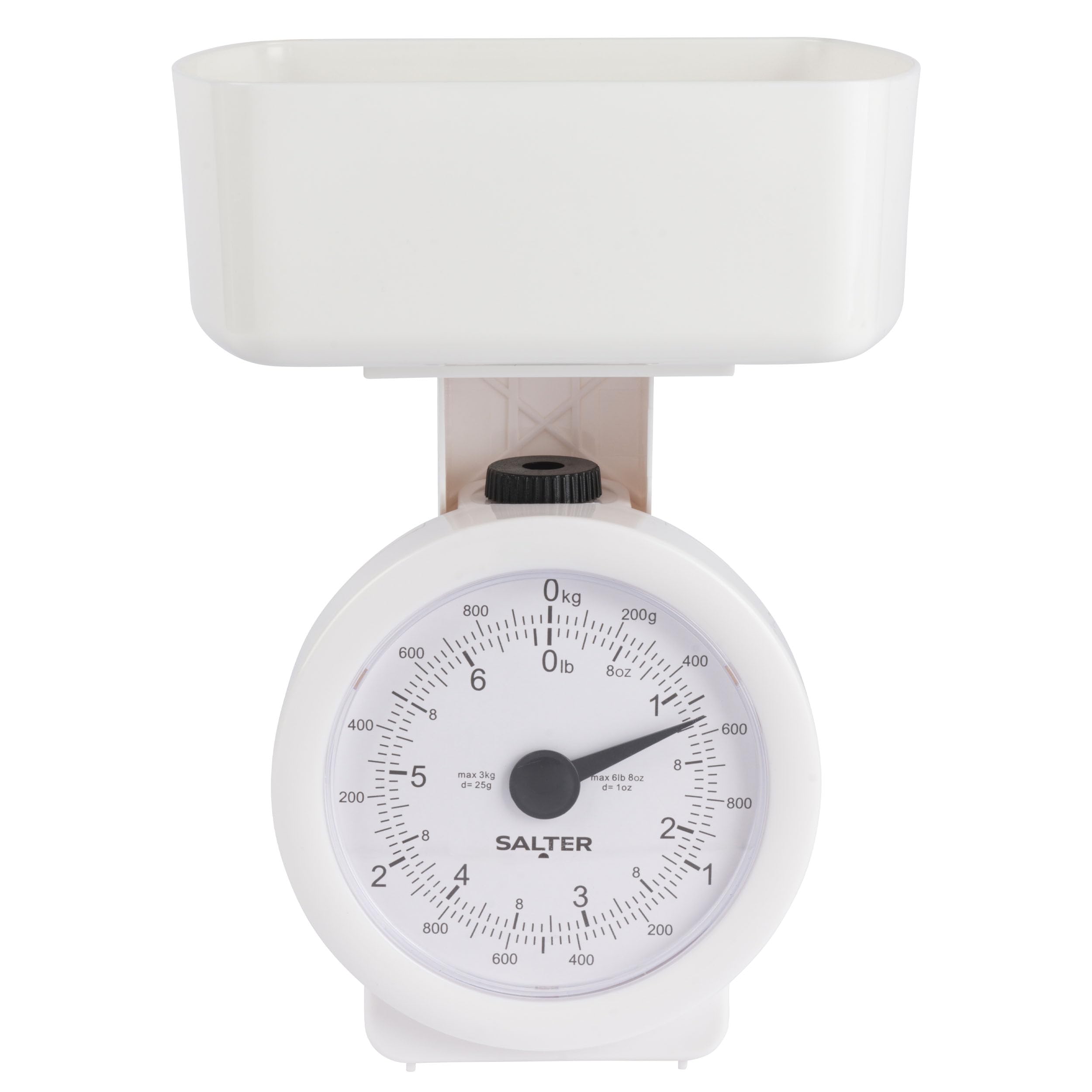 White Salter scale on a white background