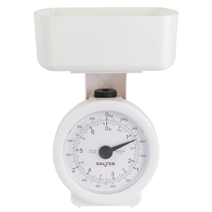 White Salter scale on a white background