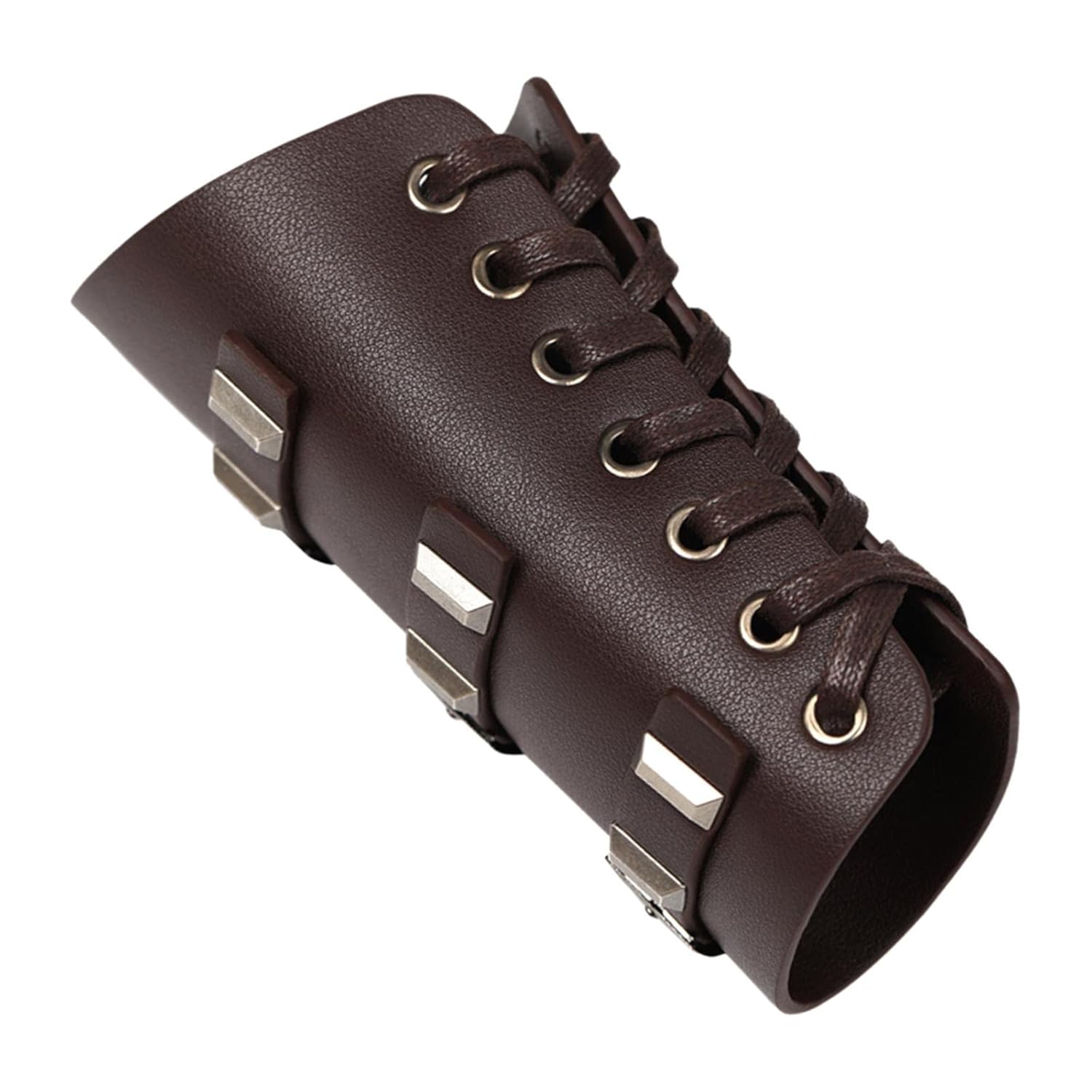 Steampunk Vintage Dark Brown Arm Guard Vambrace for Adults