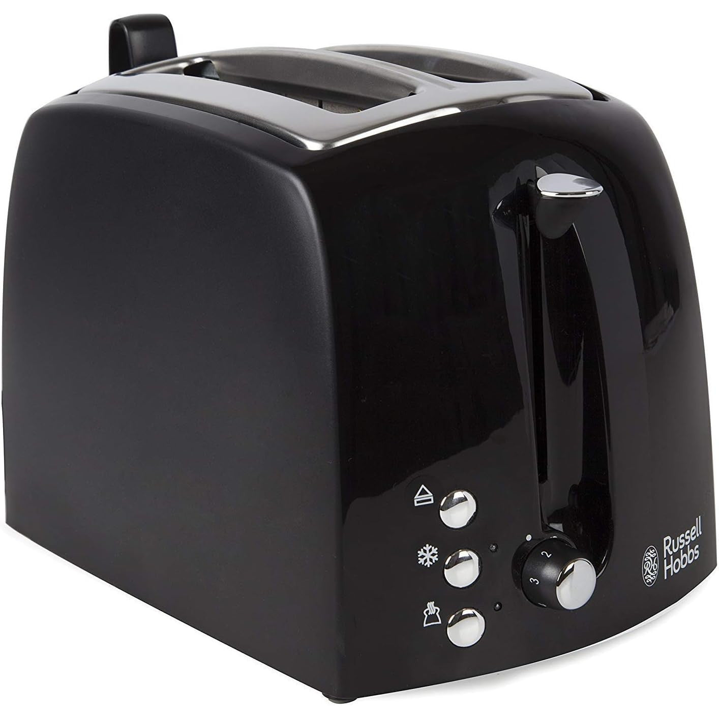 Russell Hobbs Textures 2-Slice Cast Iron Toaster with Wide Slots