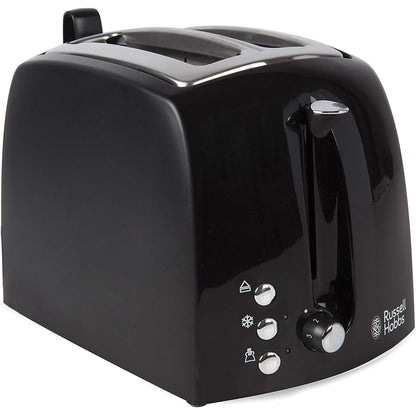Russell Hobbs Textures 2-Slice Cast Iron Toaster with Wide Slots