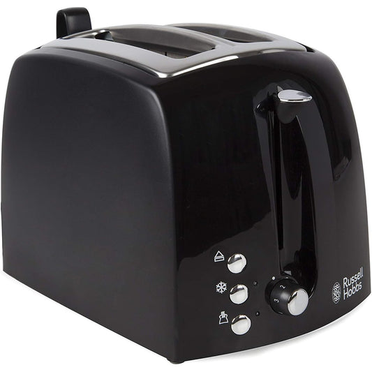 Russell Hobbs Textures 2-Slice Cast Iron Toaster with Wide Slots