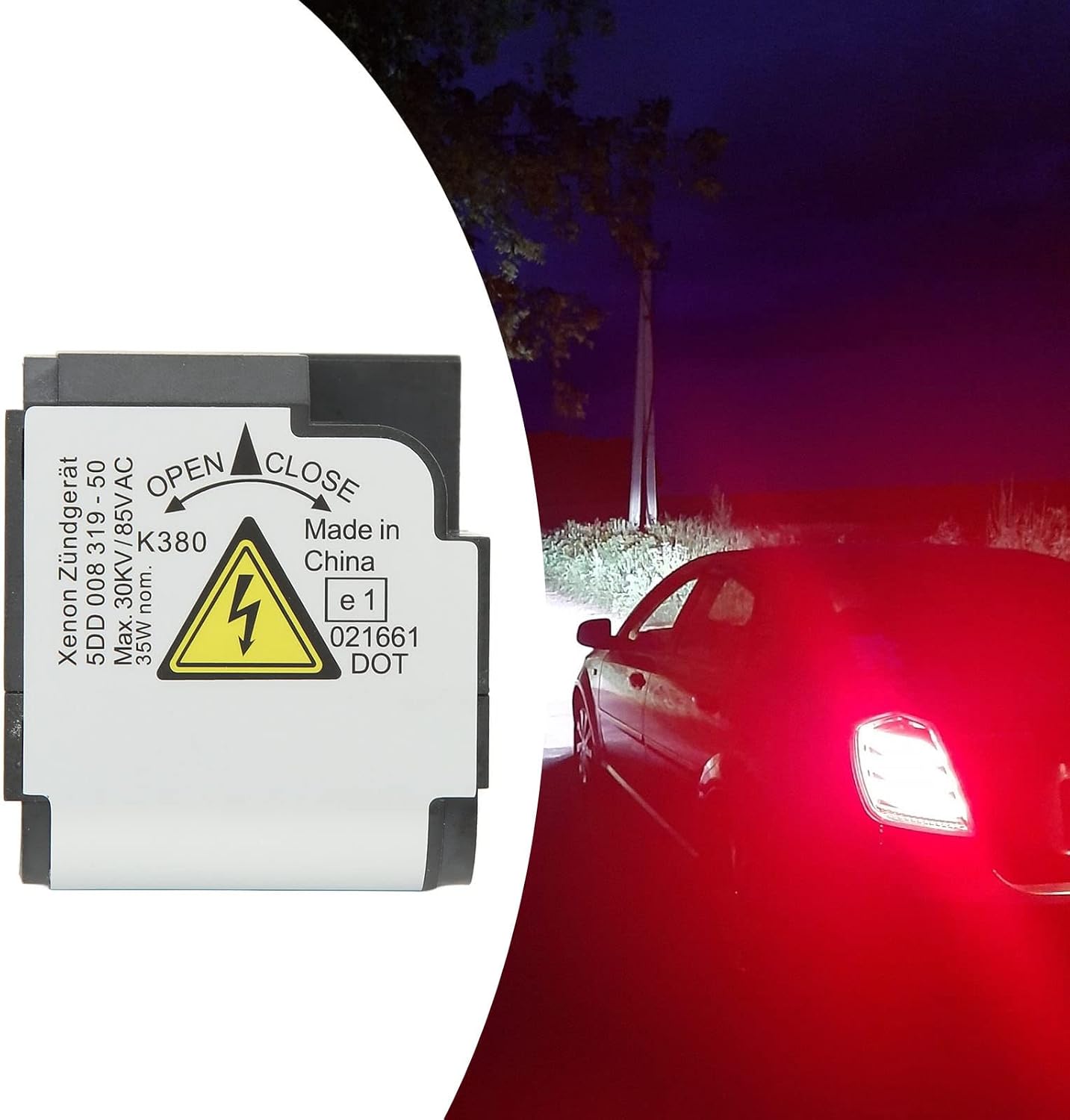 Dpofirs Xenon Ballast Headlight Igniter Control for CLS-Class E-Class ML-Class GL-Class R-Class, OEM 5DD008319-50, Direct Replacement