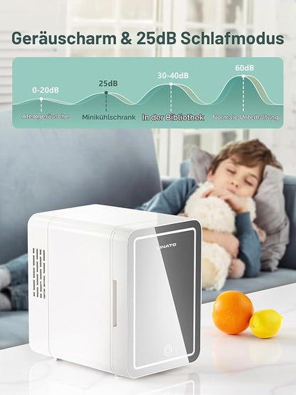 VINATO KM-16 Mini Cosmetic Skincare Fridge