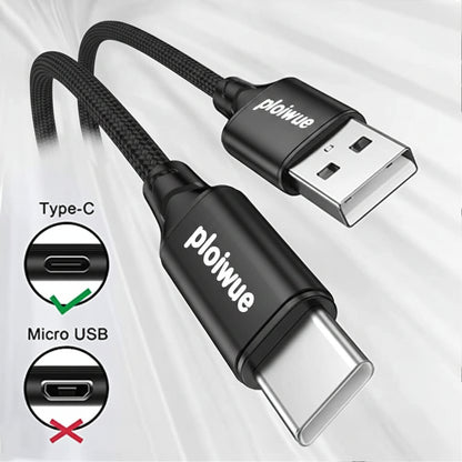 Ploiwue USB-A to USB-C Braided Charger Cable