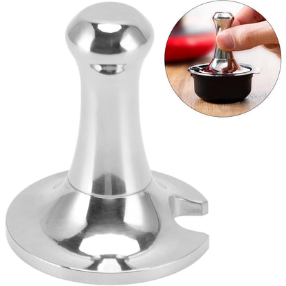 51mm Stainless Steel Coffee Tamper Leveler with Ergonomic Handle