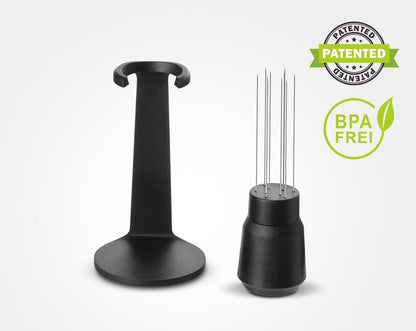Aieve 0.4mm Needle WDT Espresso Distribution Tool with Magnetic Stand